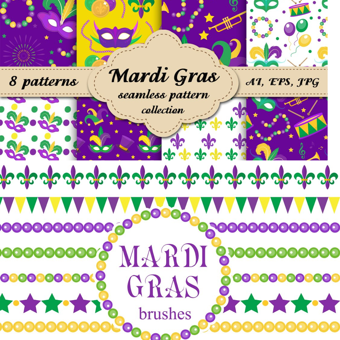 Preview mardi gras big bundle.