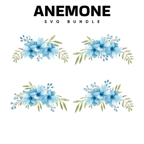 Preview anemone svg bundle.