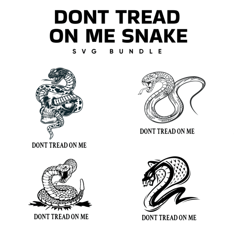 Dont Tread on Me Snake SVG MasterBundles