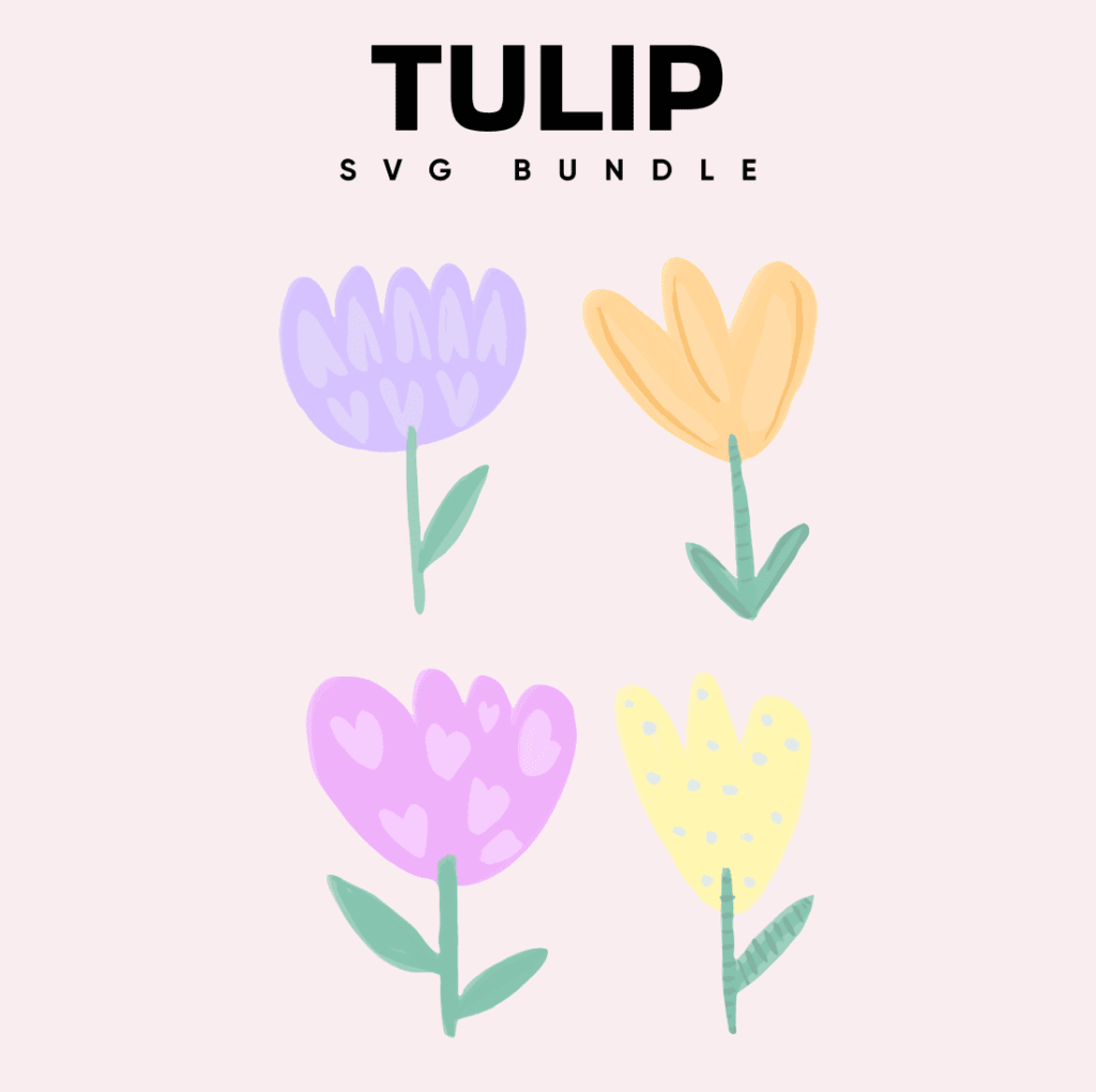 3d Tulip SVG for Cricut – Free SVG for Cricut | Crafters File | SVG PNG ...