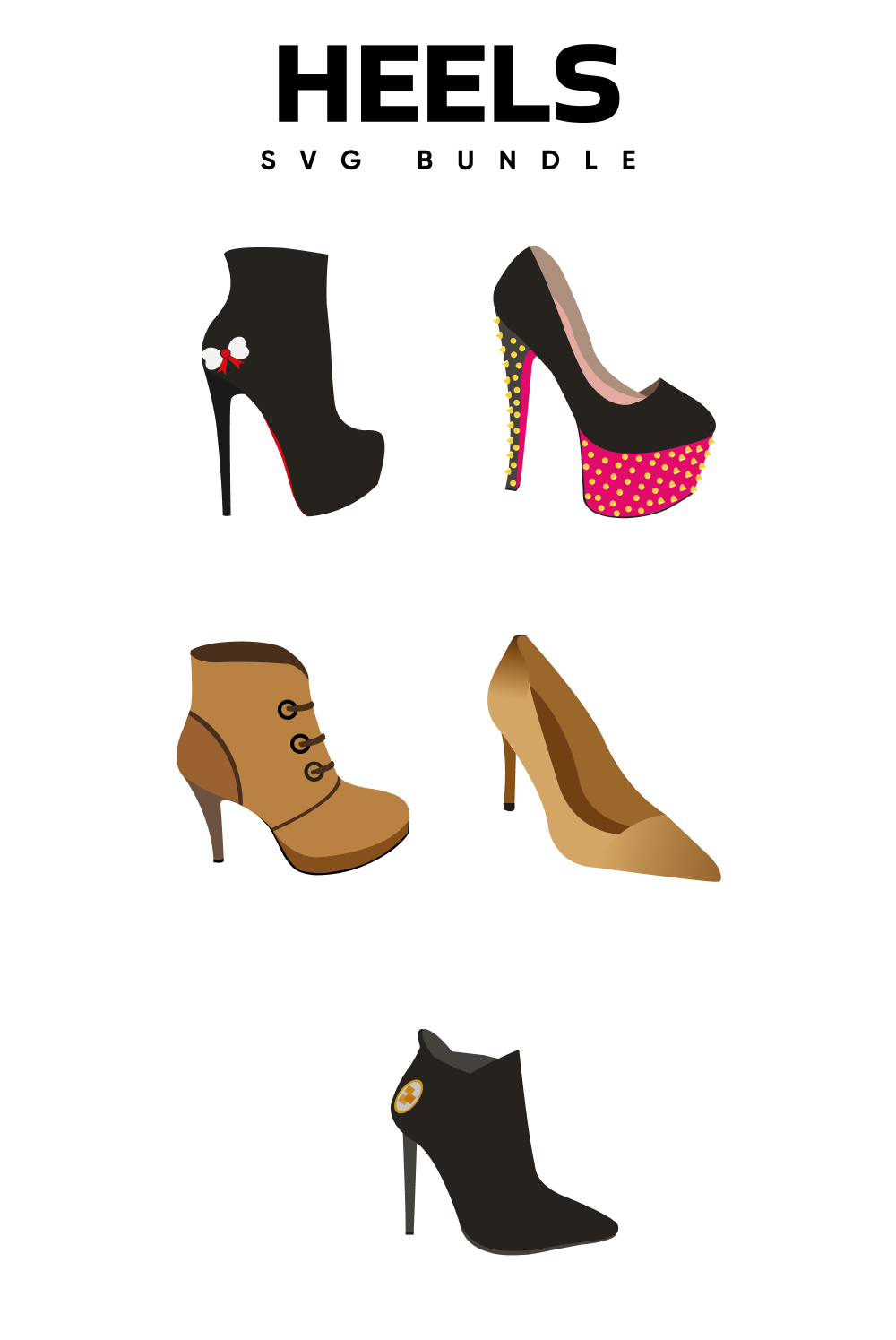 Images with heels svg.