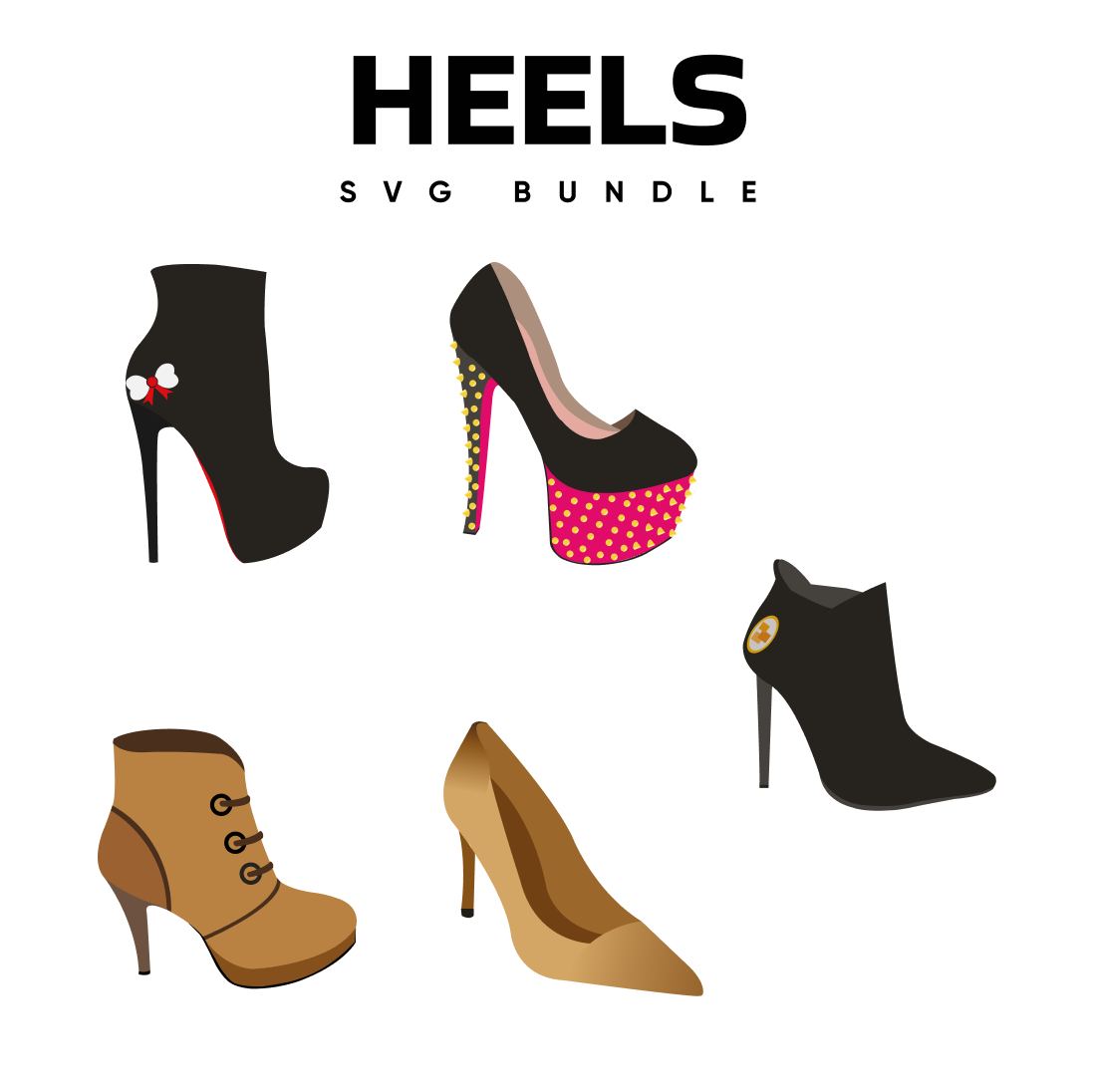 Black High Heels SVG – MasterBundles