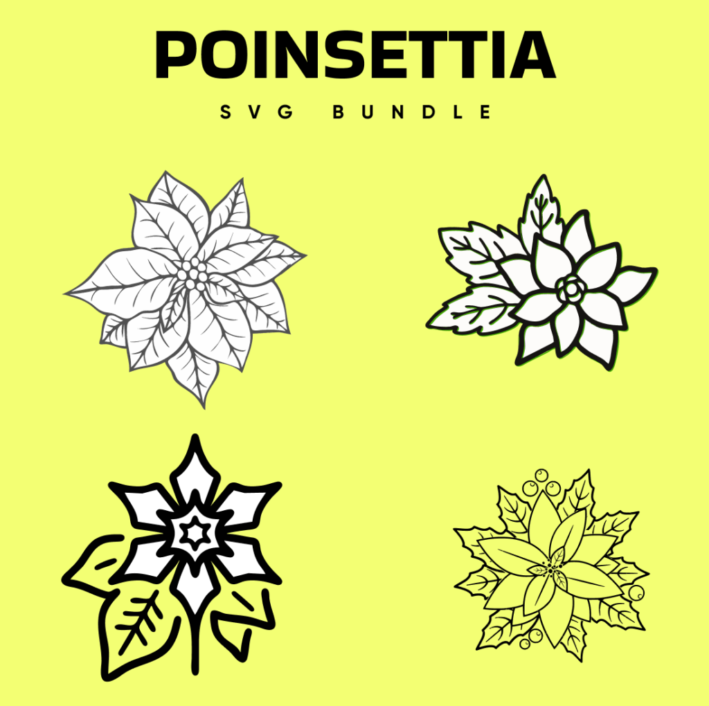 Poinsettia SVG Free MasterBundles