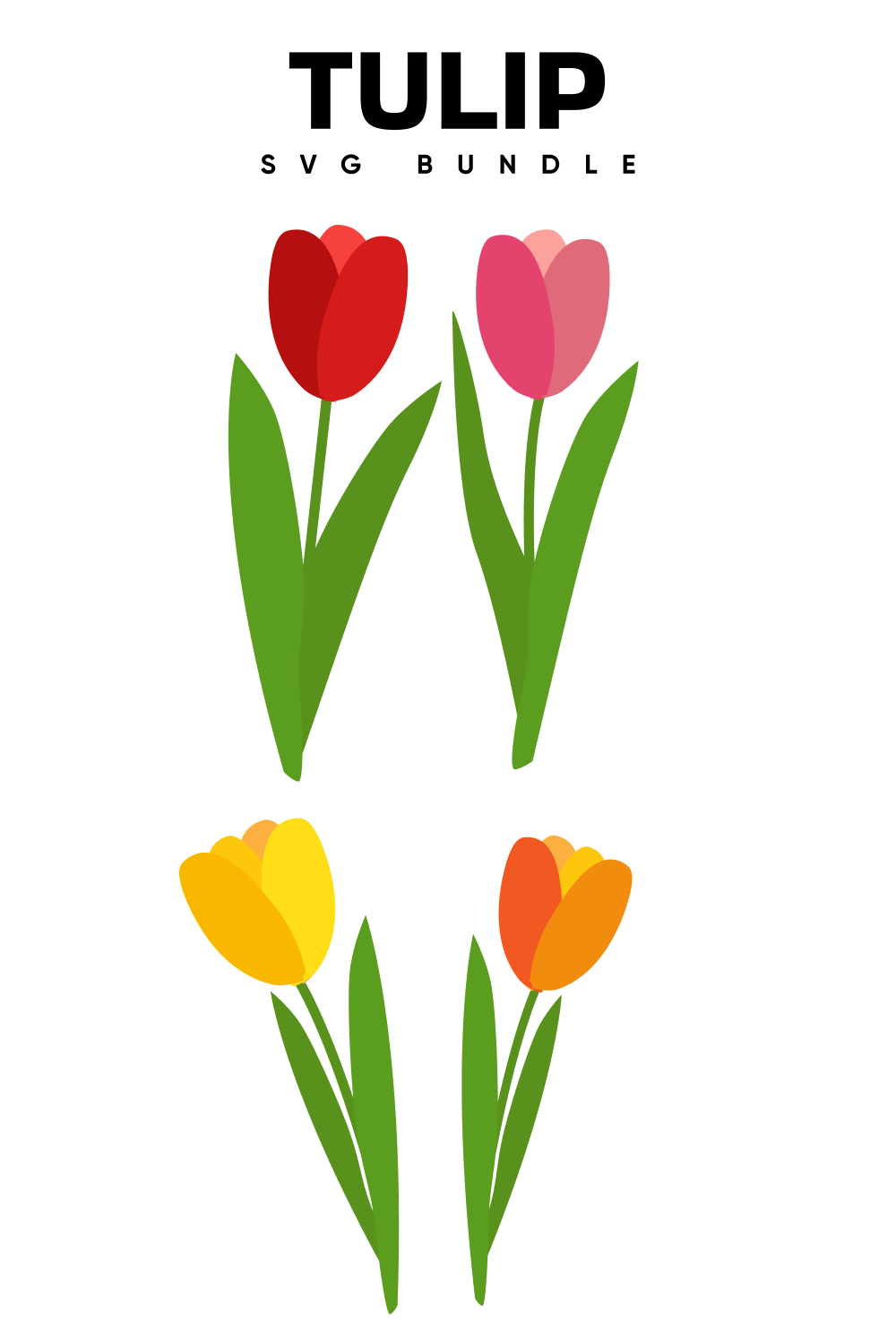Pinterest images tulip svg bundle.