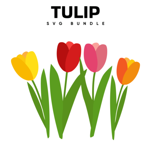 Preview tulip svg bundleю