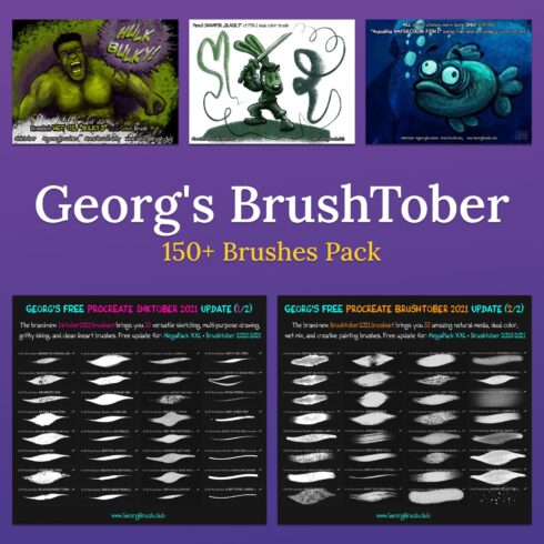 Georg's brushtober 150 brushes pack.