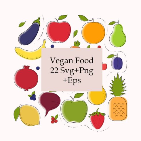 Vegan Food SVG Bundle.