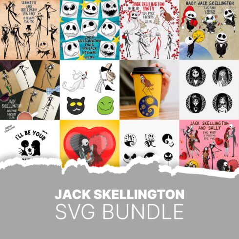 Jack Skellington SVG Bundle, Main Picture 1500x1500.