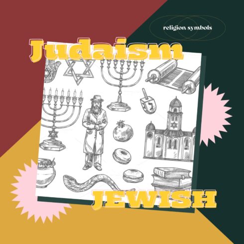 Judaism Religion Symbols, Jewish.