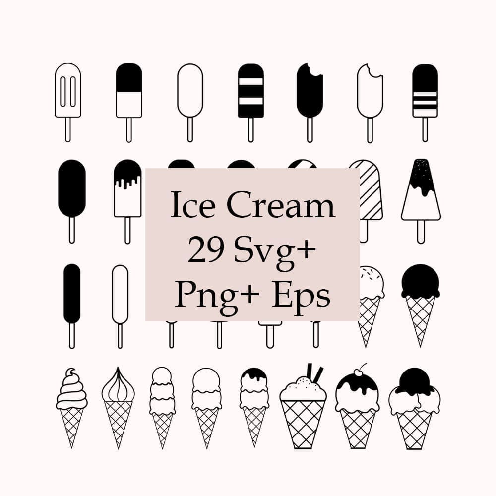 29 SVG+ ice cream.