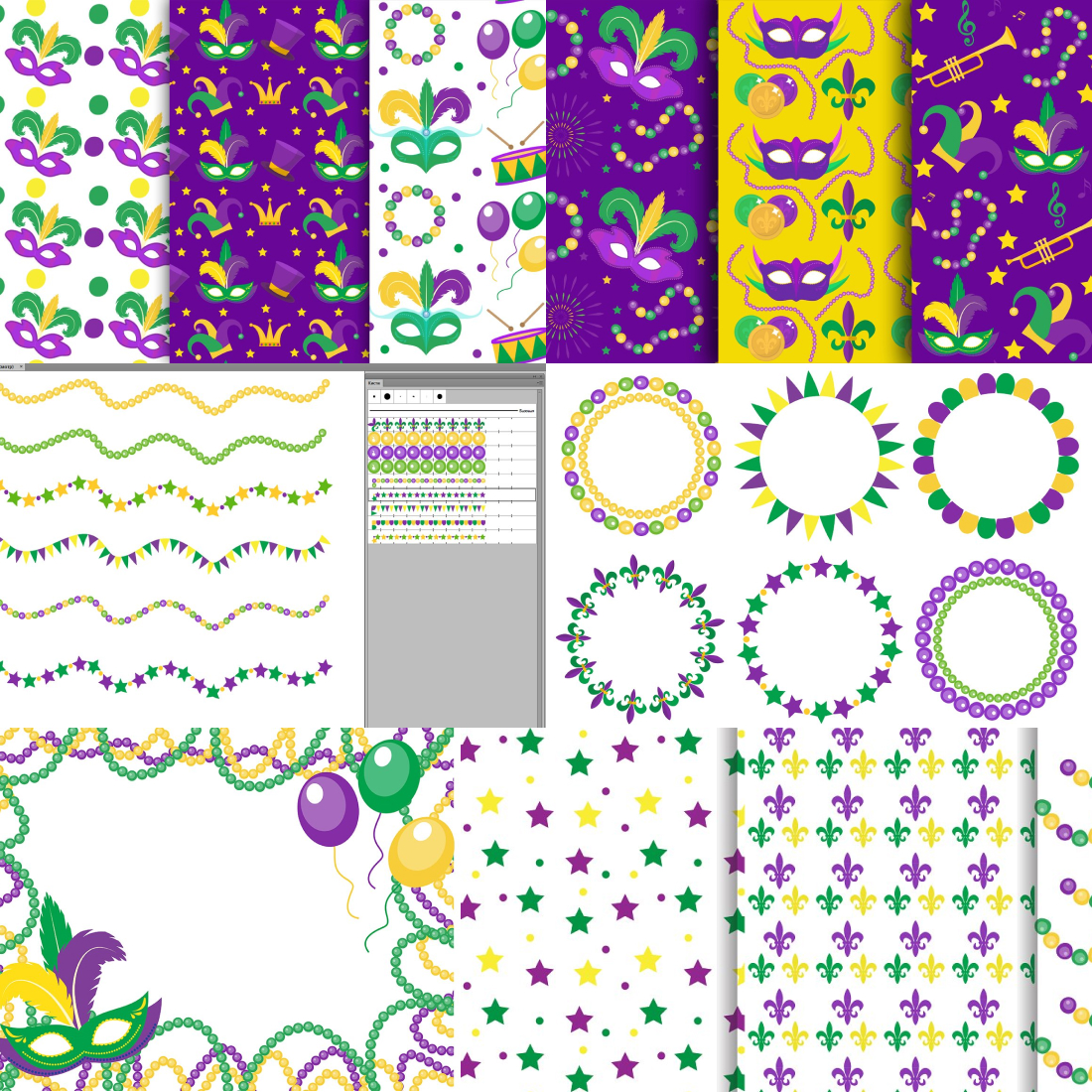 Images with mardi gras big bundle.