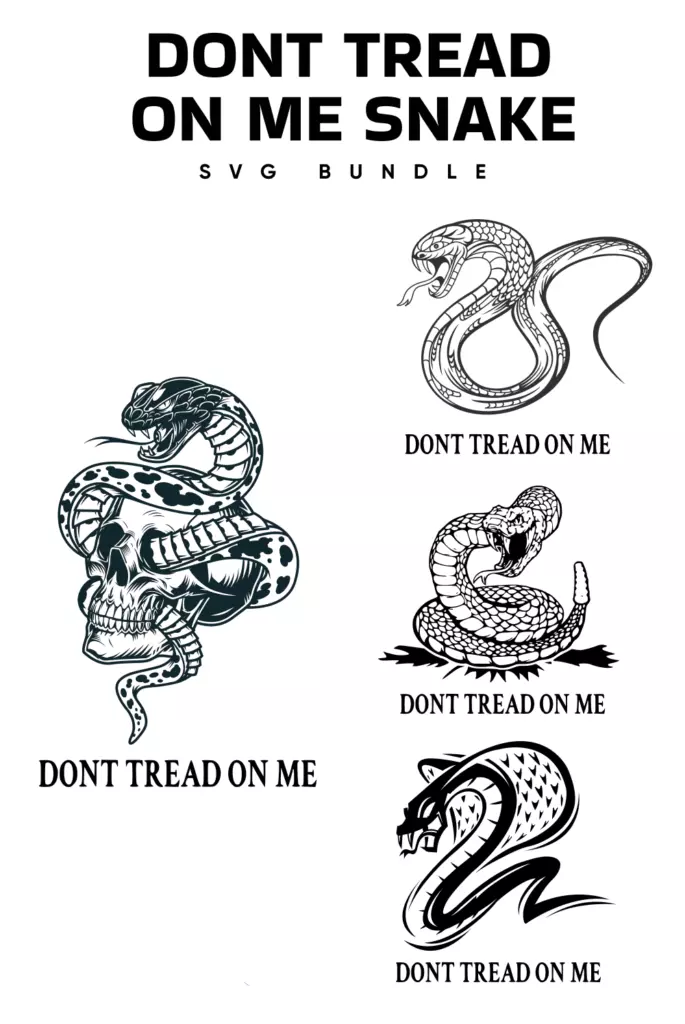 Dont Tread on Me Snake SVG MasterBundles
