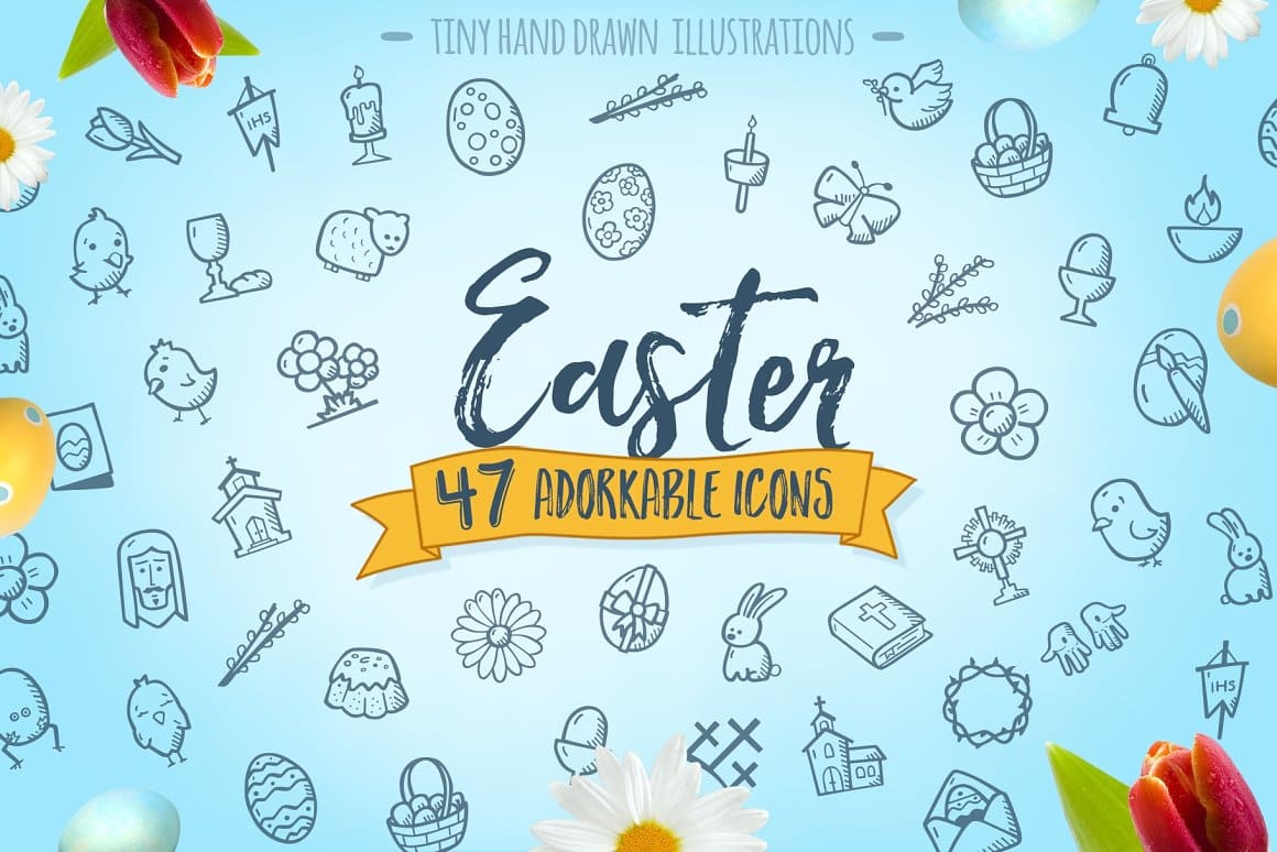 Easter cover creative market.