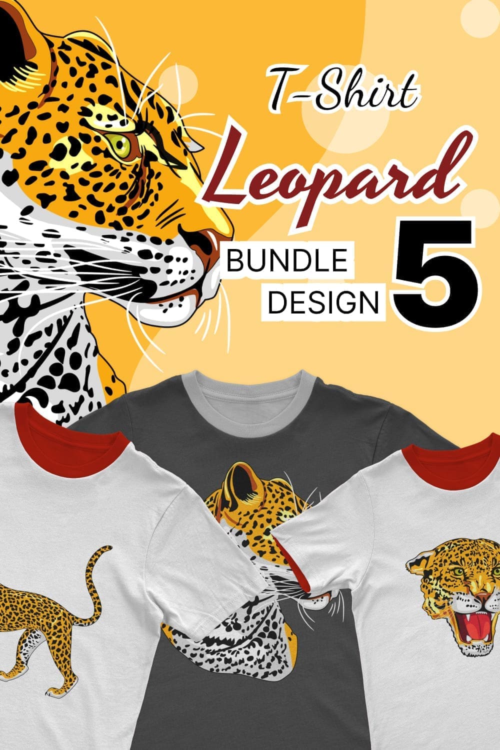 Leopard SVG, picture for pinterest.