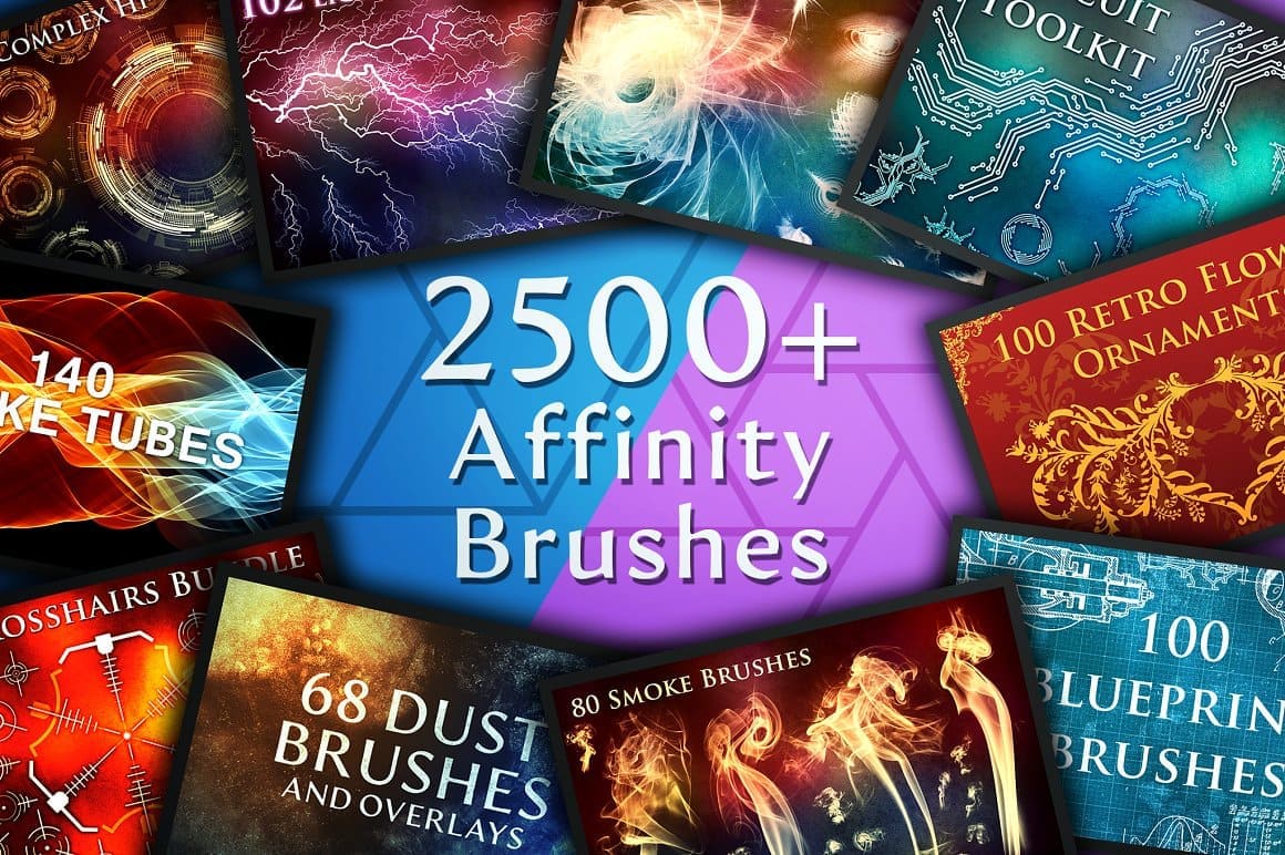2500 affinity brushes - big logo.