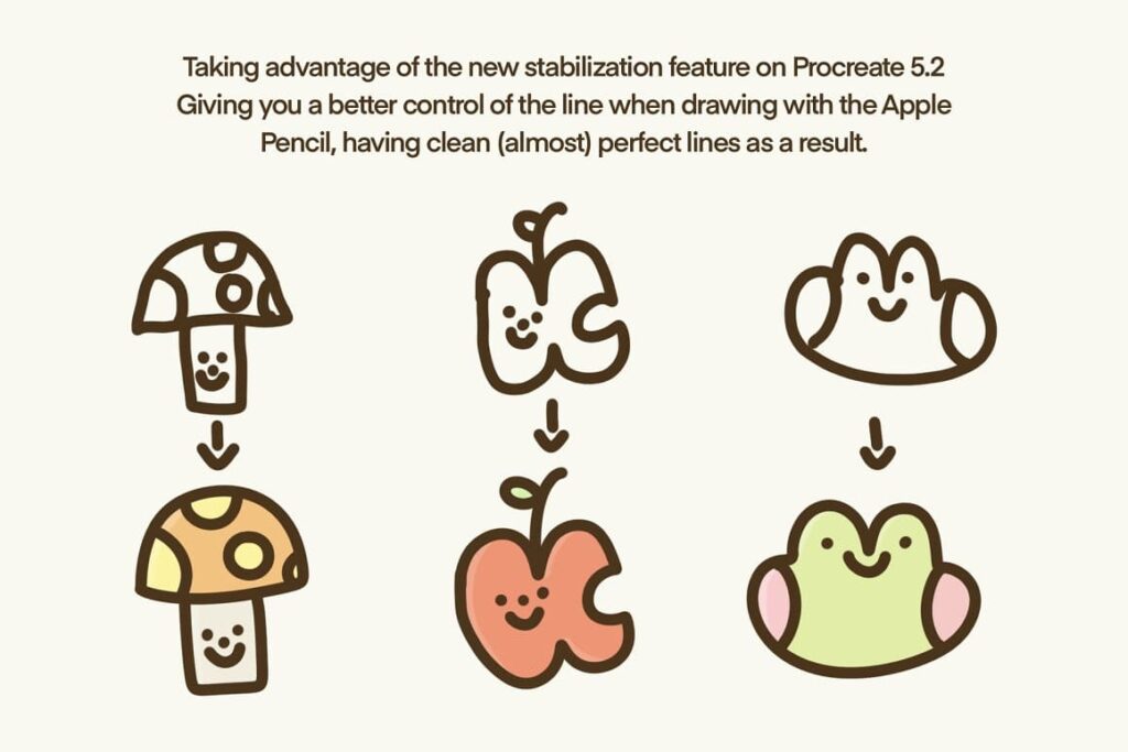 Kawaii Brushes for Procreate MasterBundles