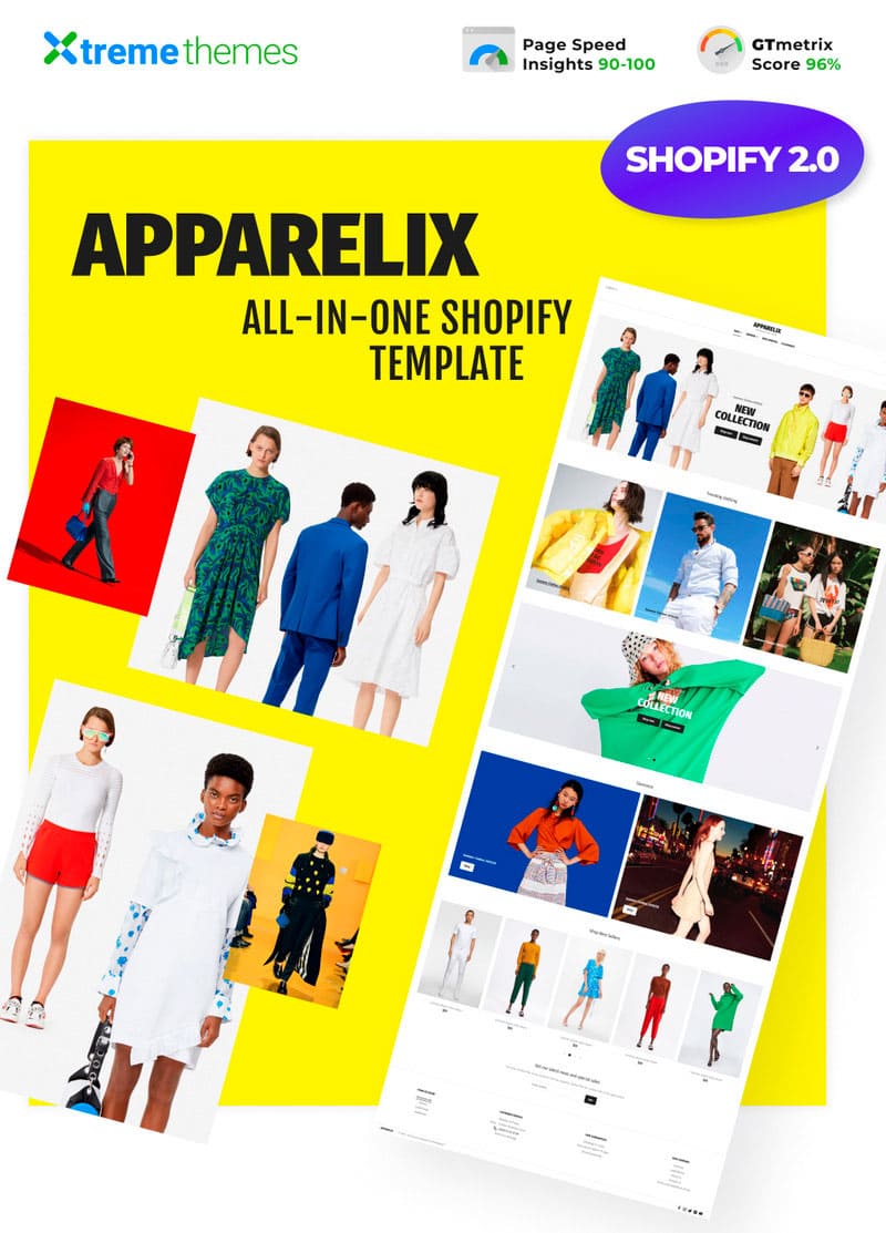 Theme Apparelix: All-in-one shopify template.