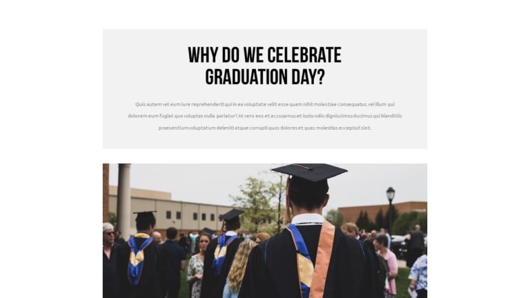 Graduation Powerpoint Template – MasterBundles