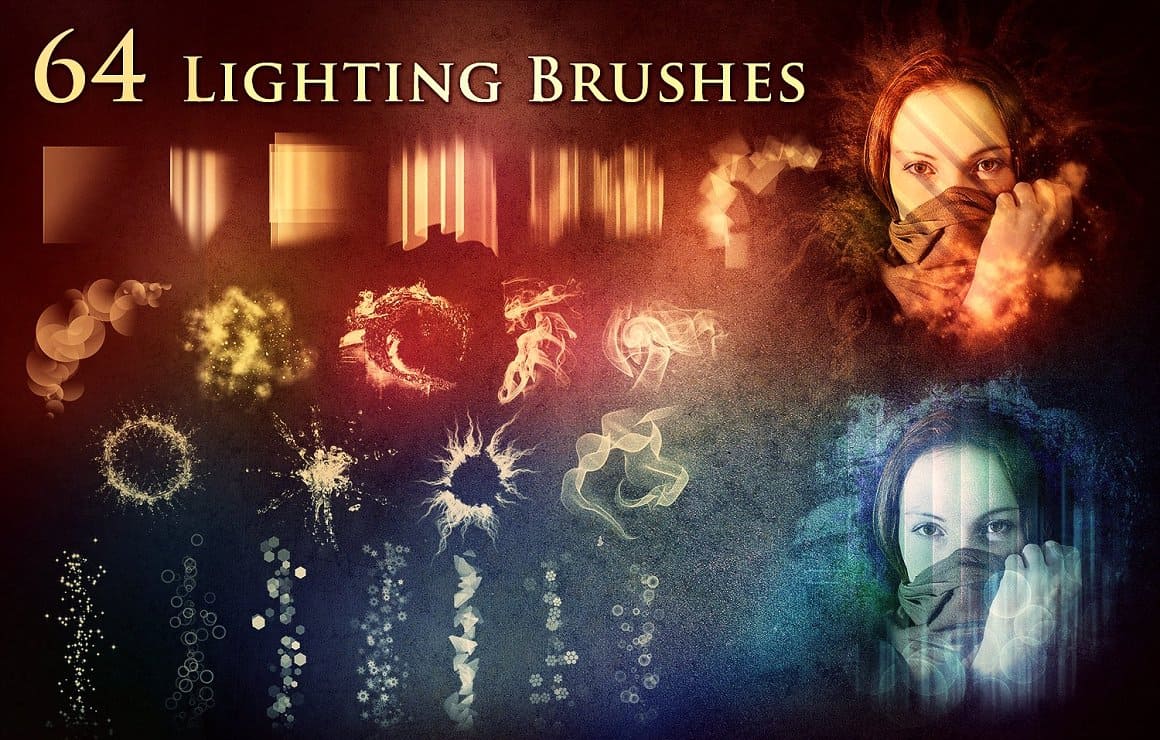 64 Lighting Brushes.