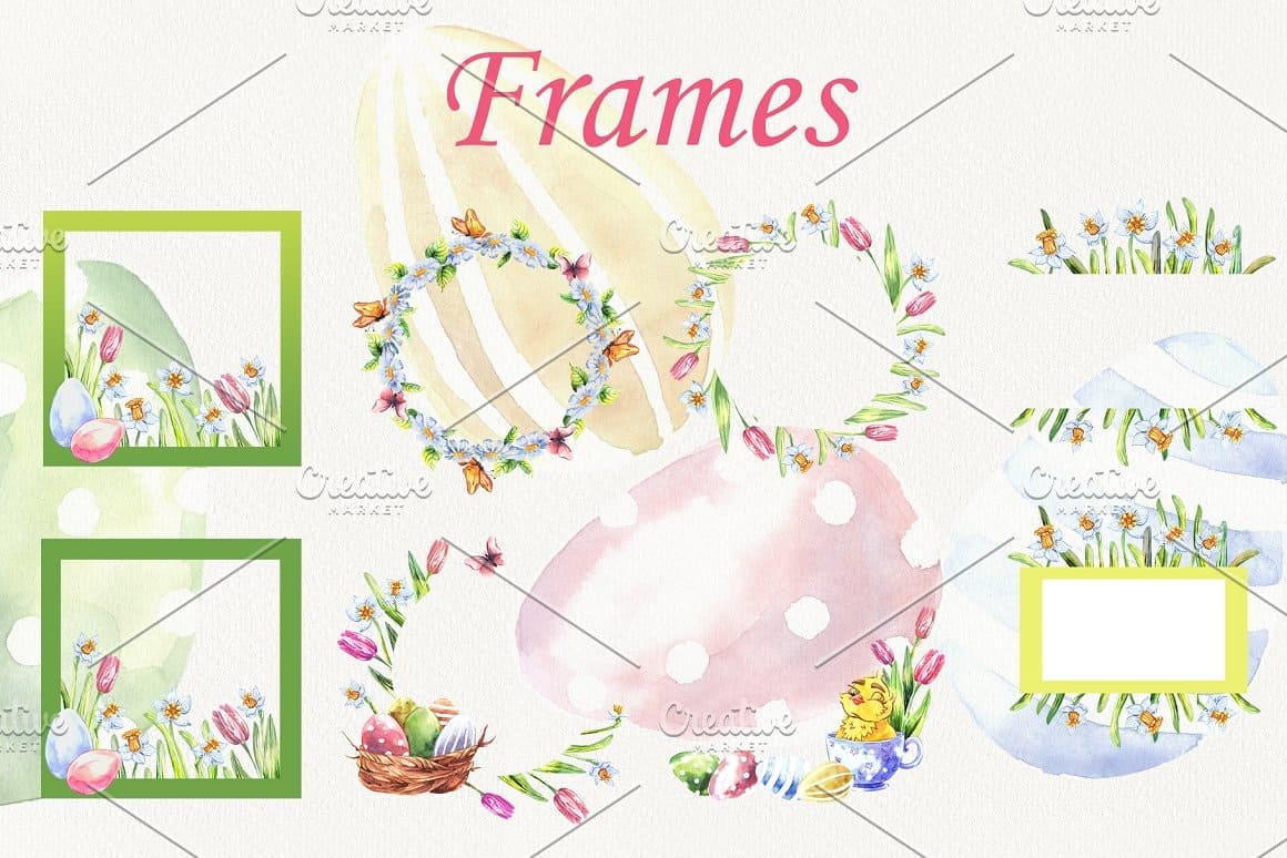 Happy Easter, Frames.