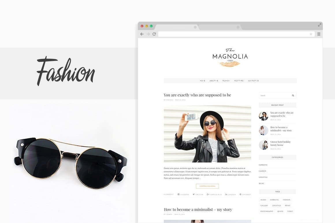 Very fashion style website.