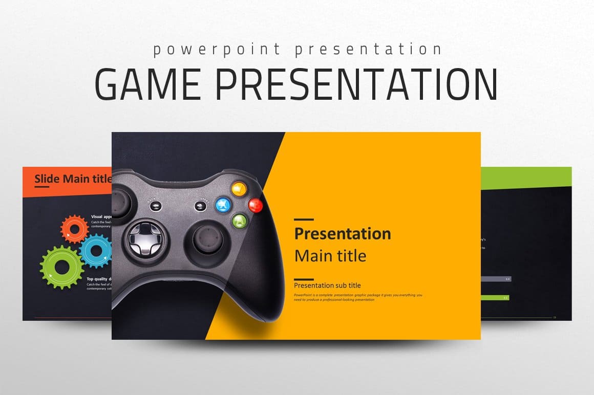 Presentation sub title of game powerpoint.