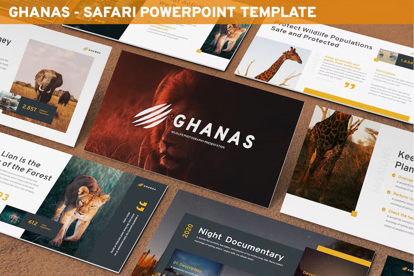 Ghanas - Safari Powerpoint Template.