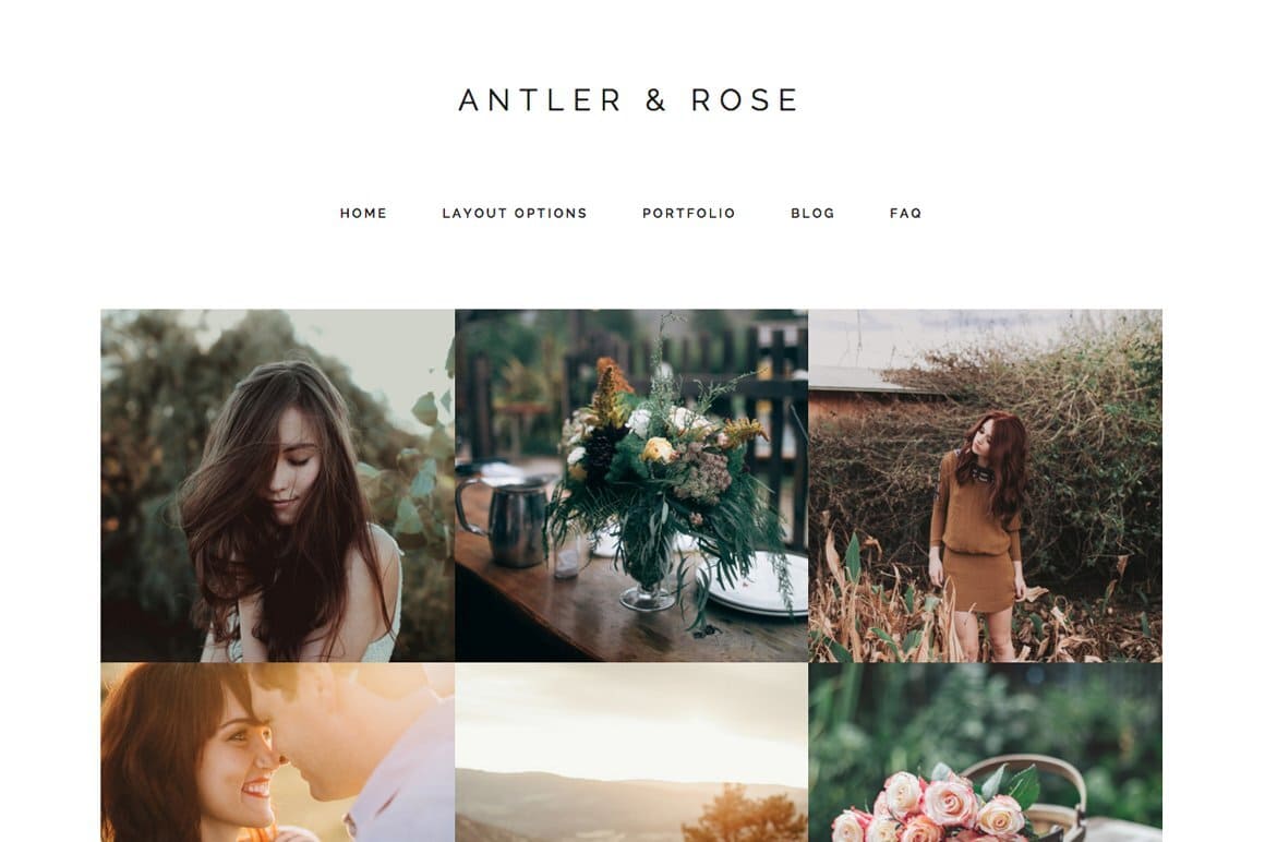 Portfolio of Antler and Rose.