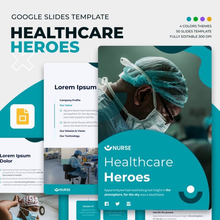 Health Insurance Slides Template – MasterBundles