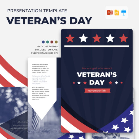 Preview veteransday presentation template.