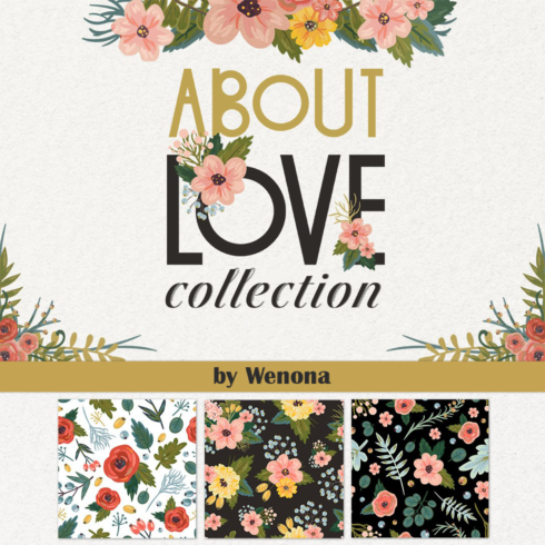 Illustrations about love collection.