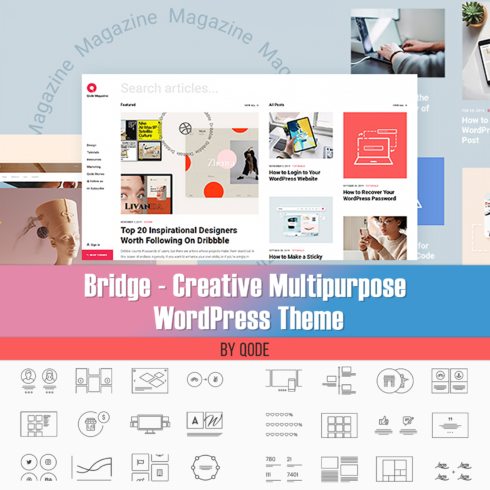 Images with bridge creative multipurpose wordpress theme.