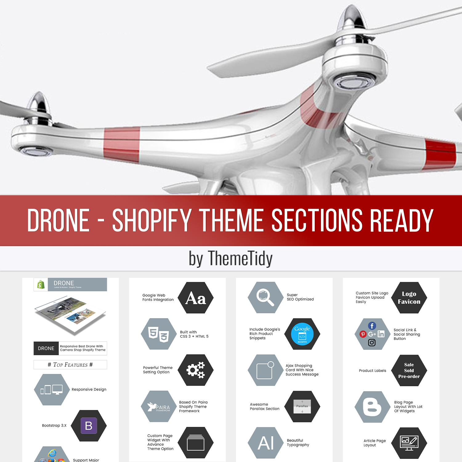 Prints with drone shopify theme sections ready.