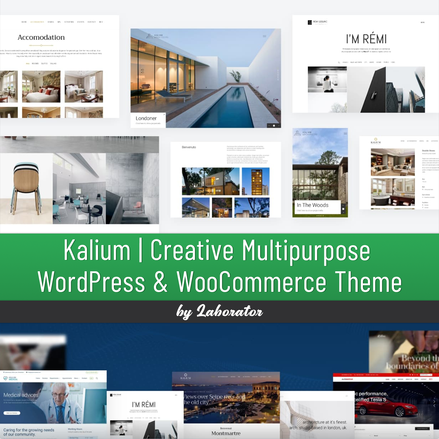 Preview kalium creative multipurpose wordpress woocommerce theme.