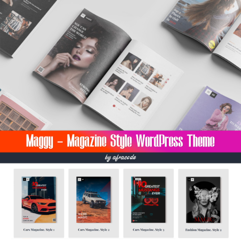 Images with maggy magazine style wordpress theme.