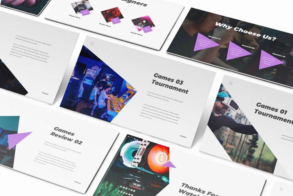 Gaming Powerpoint Template – MasterBundles