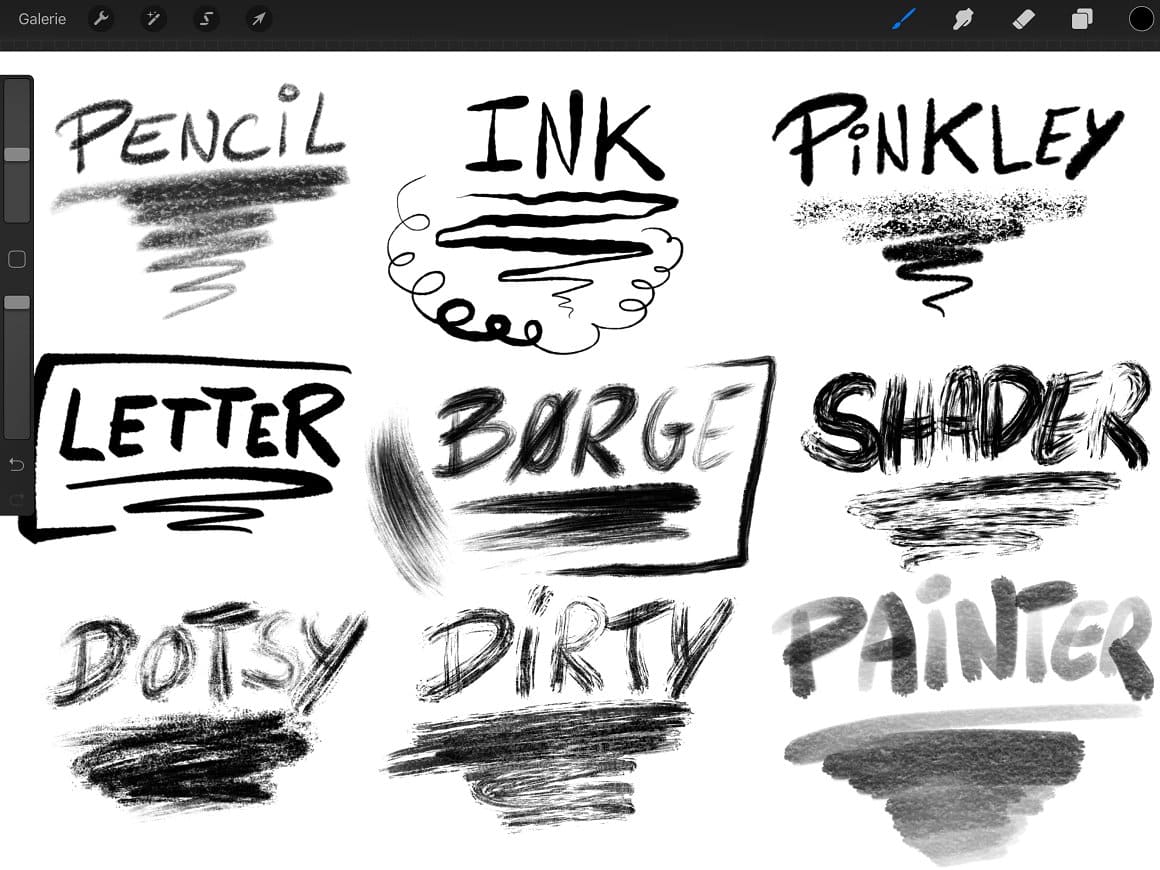 Jensk dunce brush overview, 1160 by 870 pixels.