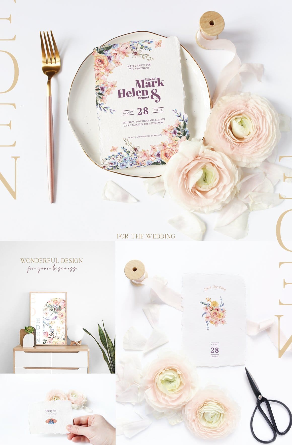 Wonderful flower design for white card.