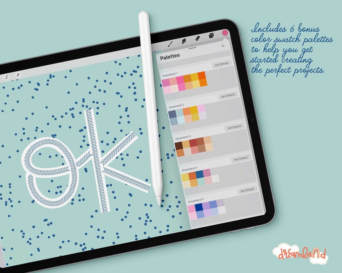 Includes 6 bonus color swatch palettes to help you get started creating the perfect projects.