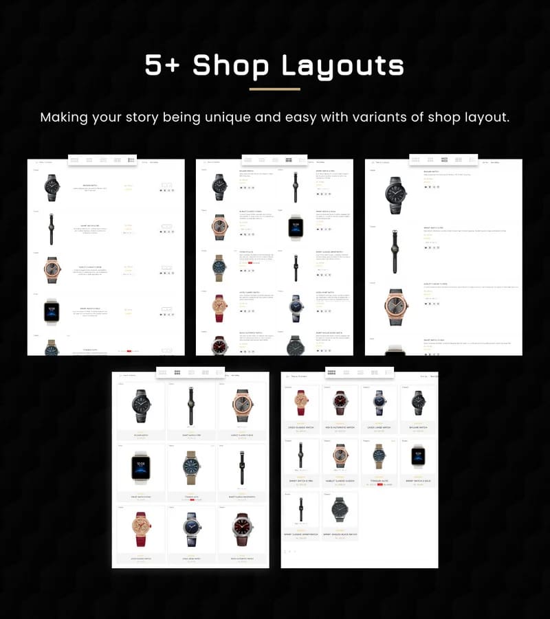 5+ Shop Layouts - Royal mega watch – jewelry multipurpose.