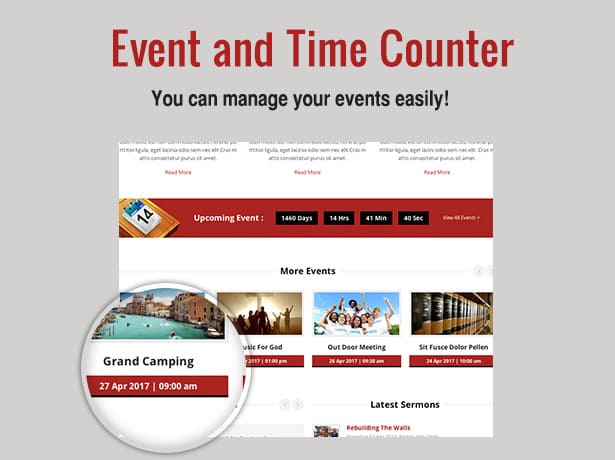 Event and time counter.