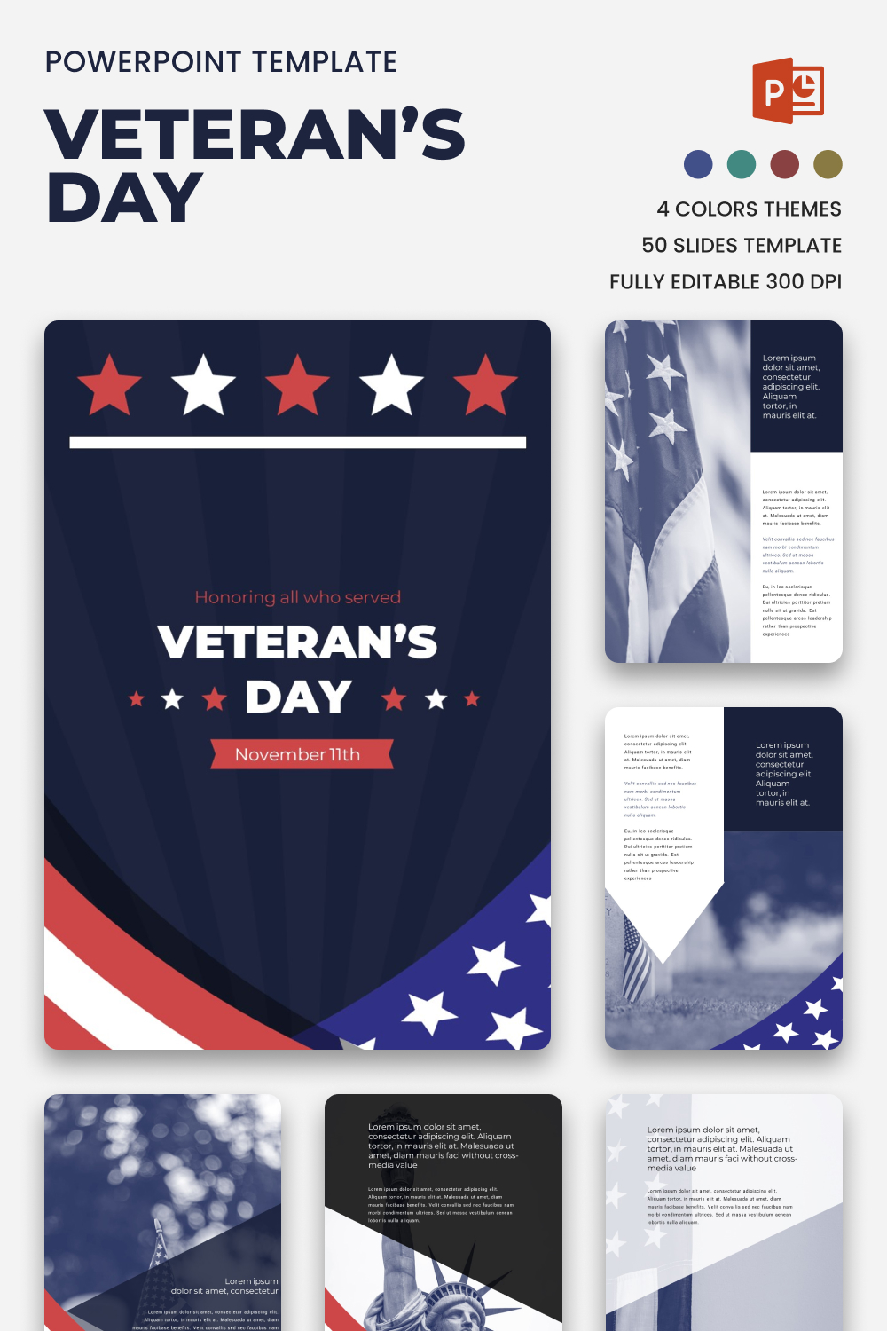 Images veteransday powerpoint template of pinterest.