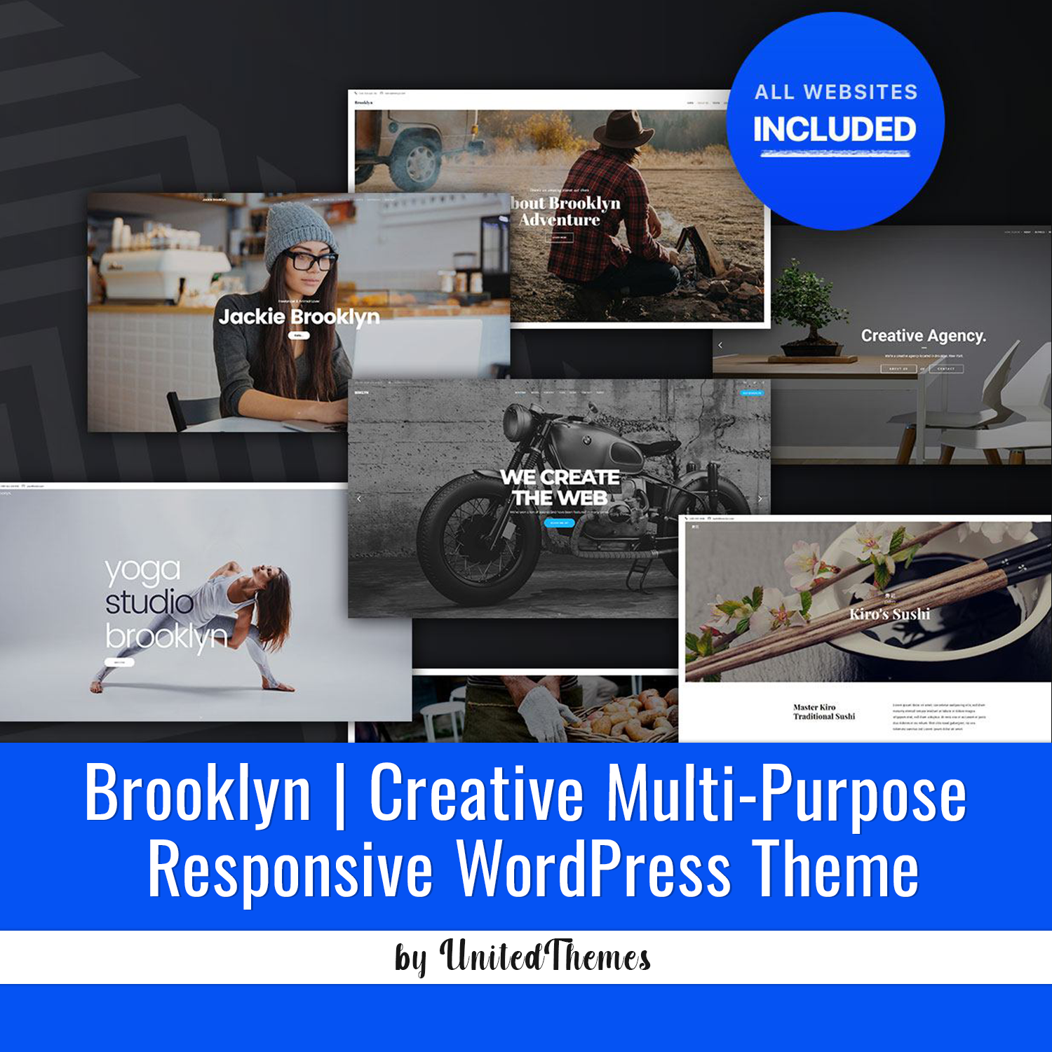 Preview brooklyn creative multi purpose responsive wordpress theme.