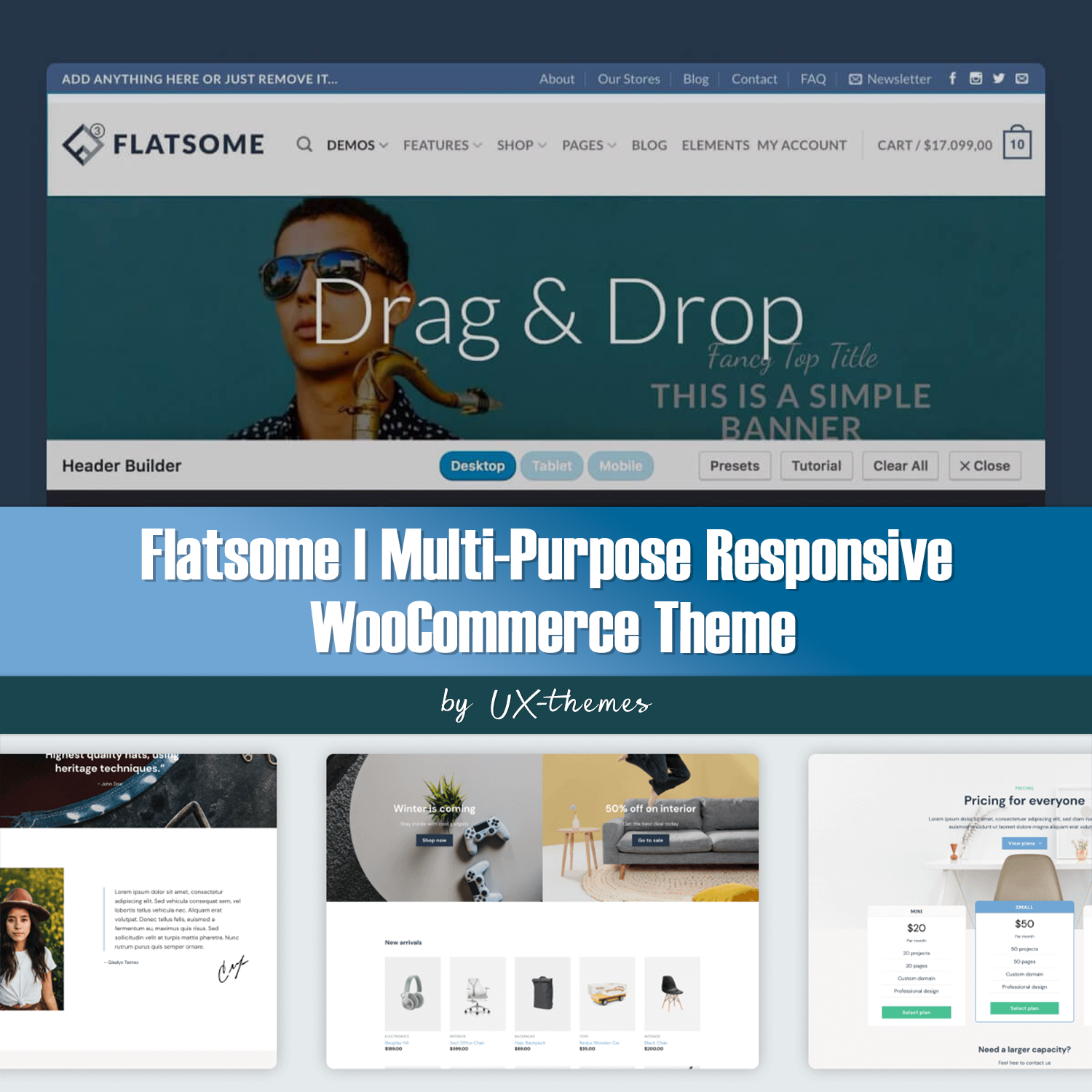 Images with flatsome multi purpose responsive woocommerce theme.