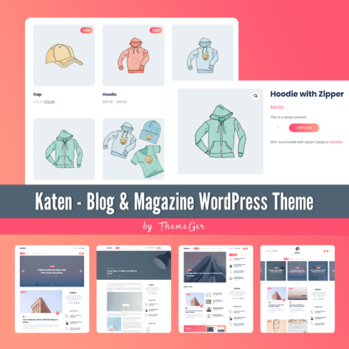 Katen - Blog & Magazine WordPress Theme – MasterBundles