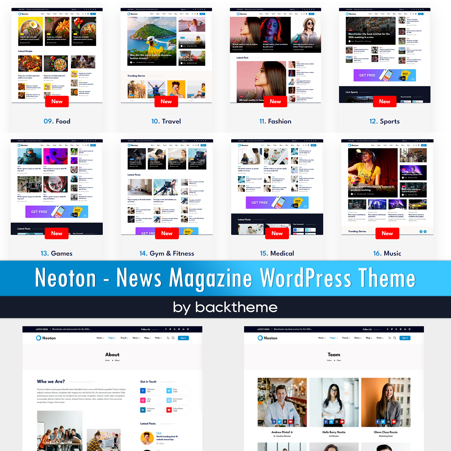 Images with neoton news magazine wordpress theme.