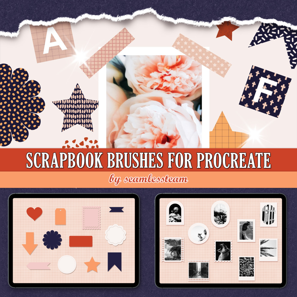 Scrapbook Brushes For Procreate MasterBundles