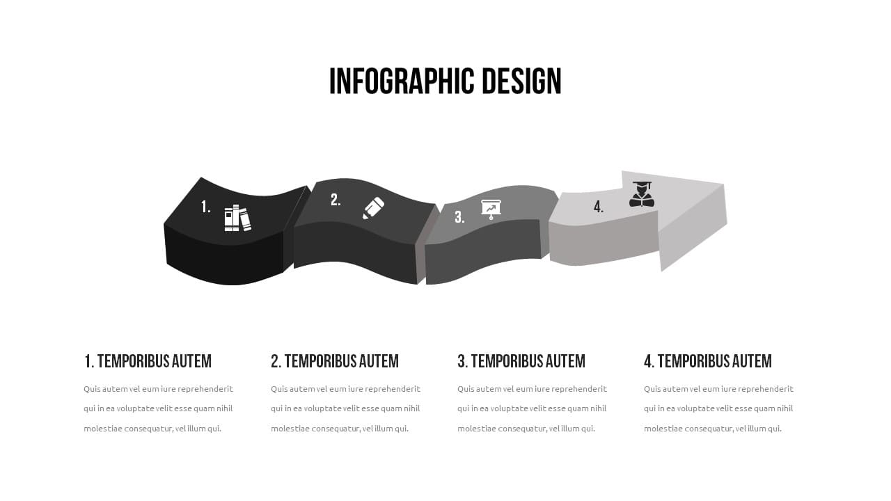 Infographic design of graduation.