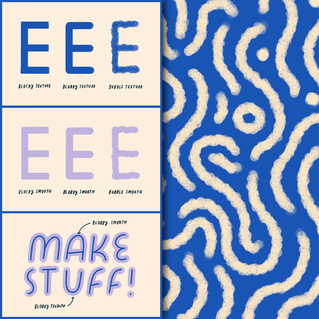 Monoliners Procreate Brush Set MasterBundles