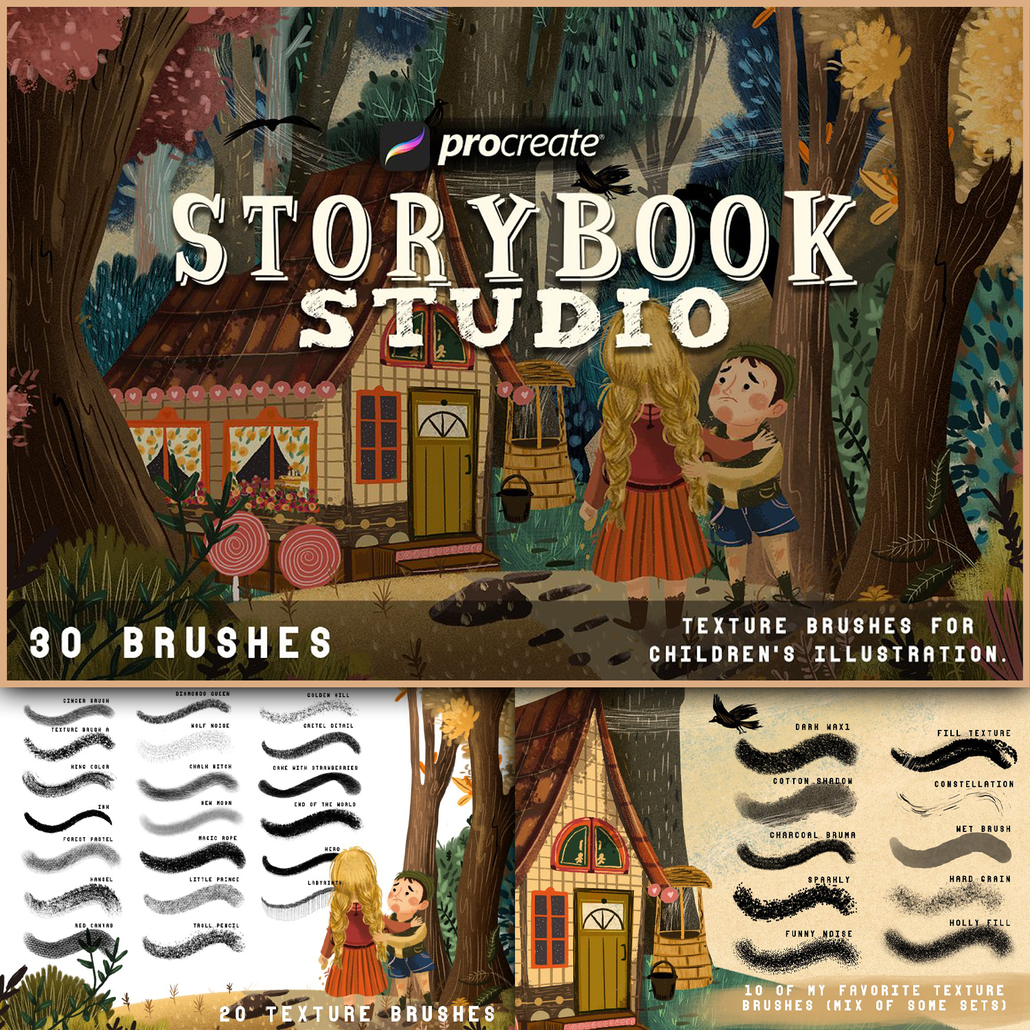 Preview storybook studio for procreate.